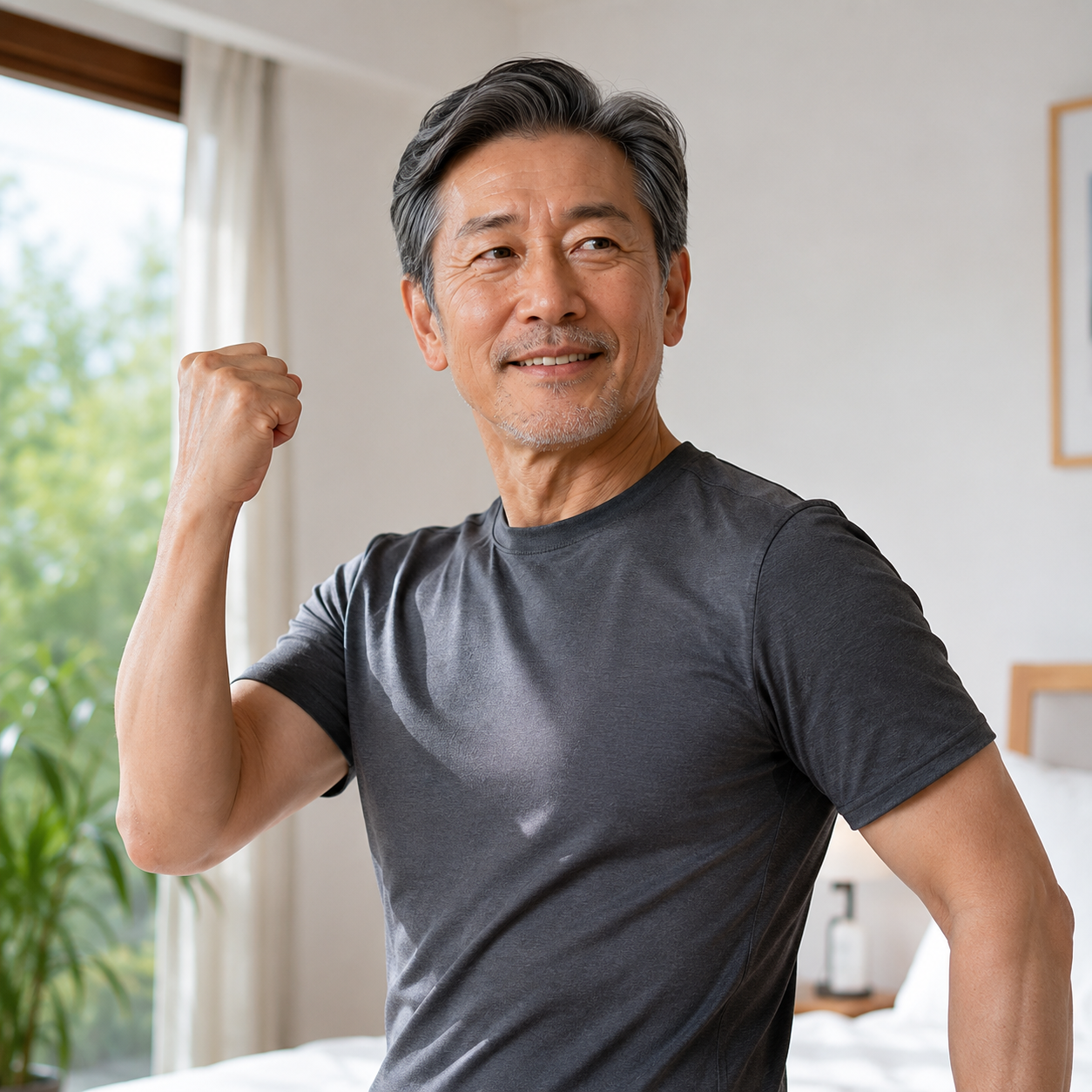 自信を取り戻した男性